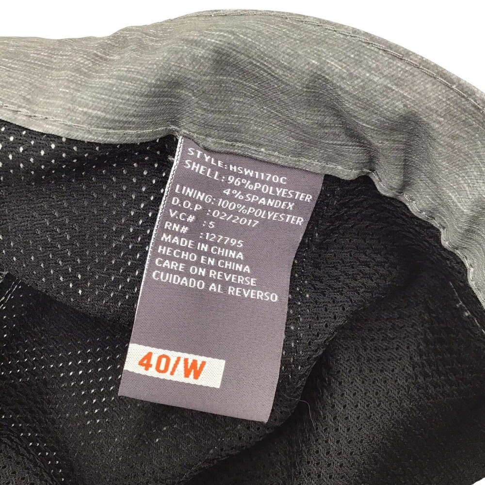 Hawke & Co Shorts Men's Size 40 Chino Stretch Outdoors Casual Gray - Picture 10 of 13